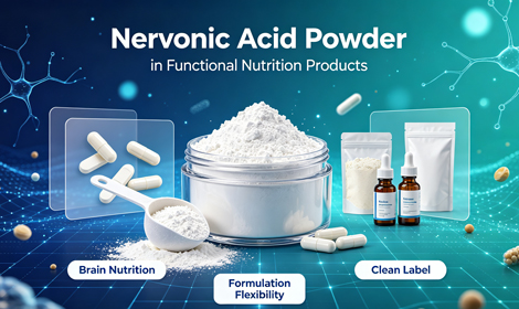 How Supplement Brands Use Nervonic Acid Powder in Functional Nutrition Products